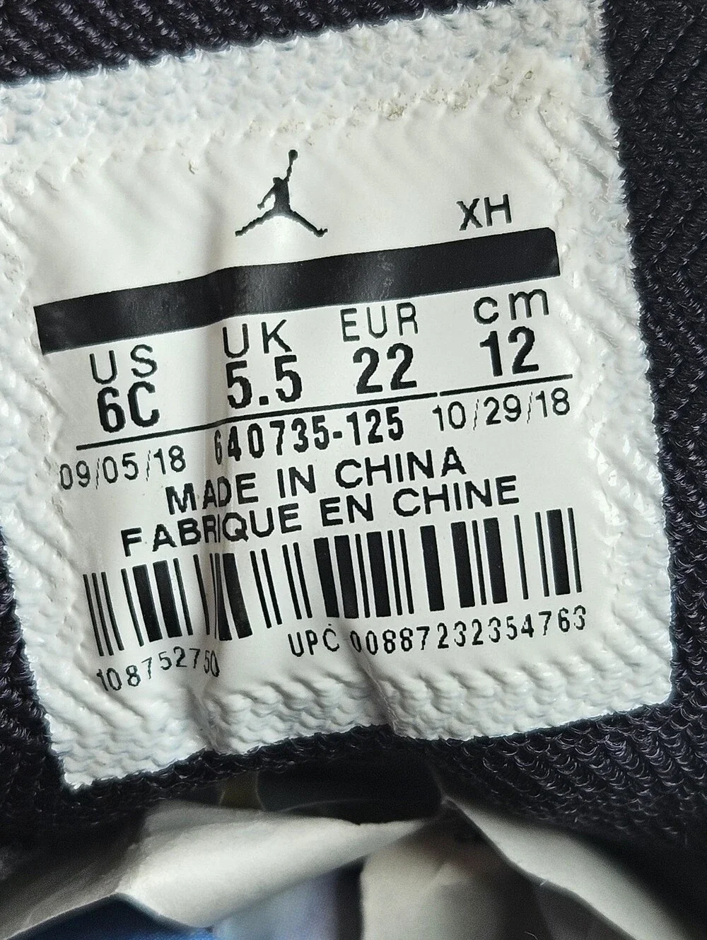 Nike Air Jordan 1 Mid TD Toddler SZ 6 Sneakers Multi-Color 90's Retro 640735-125